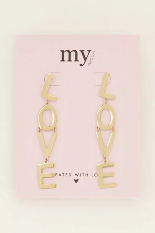 Oorhangers Met Love Letters