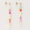 Oorhangers Met Parels En Bloemen