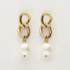 Oorhangers Schakel & Parel