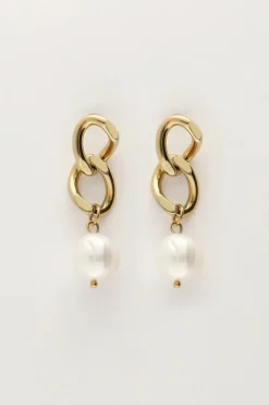 Oorhangers Schakel & Parel