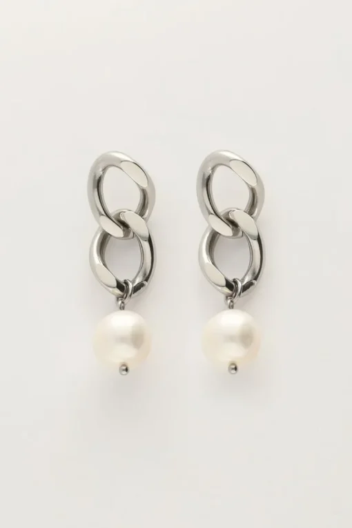Oorhangers Schakel & Parel