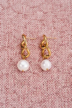 Oorhangers Schakel & Parel