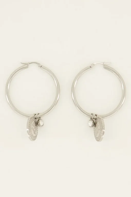 Oorringen Met Endless Love Charm
