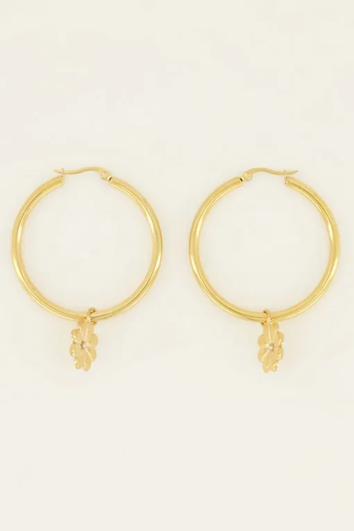 Oorringen Met Love In Bloom Charm