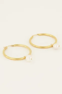 Oorringen Met Pure Love Charm