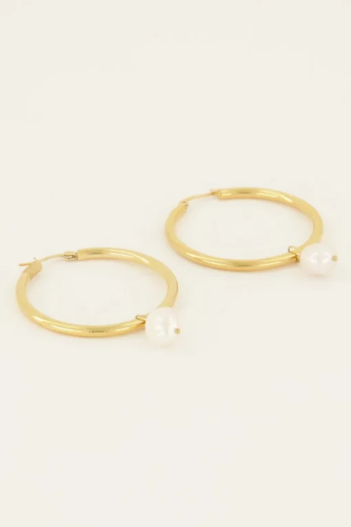 Oorringen Met Pure Love Charm
