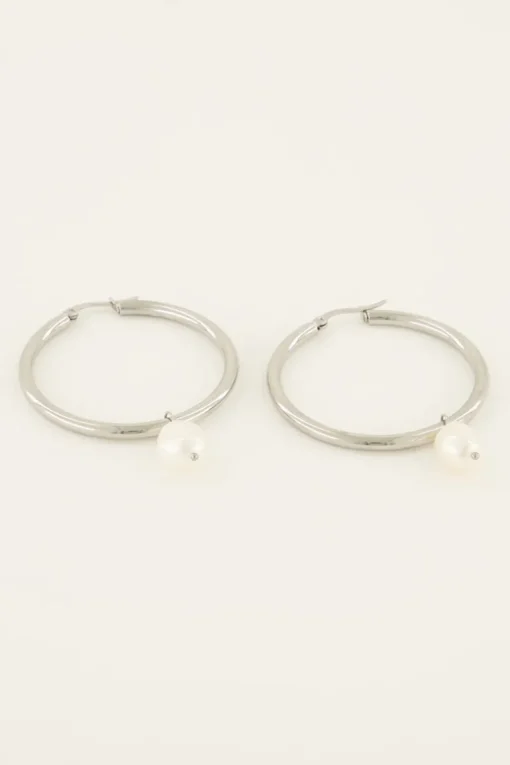 Oorringen Met Pure Love Charm