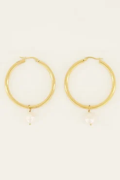 Oorringen Met Pure Love Charm