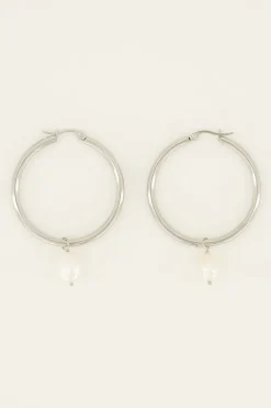 Oorringen Met Pure Love Charm