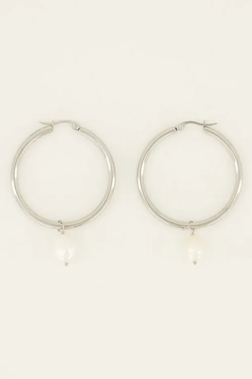 Oorringen Met Pure Love Charm