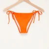 Oranje Bikini Broekje Met Strikdetail