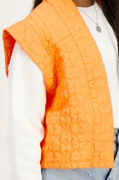 Oranje Gewatteerd Gilet