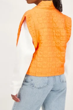 Oranje Gewatteerd Gilet