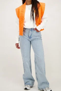 Oranje Gewatteerd Gilet