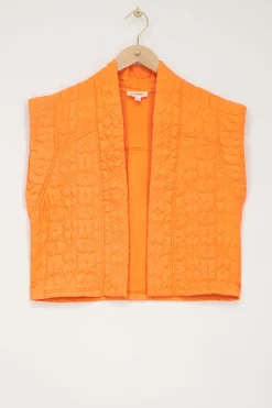 Oranje Gewatteerd Gilet