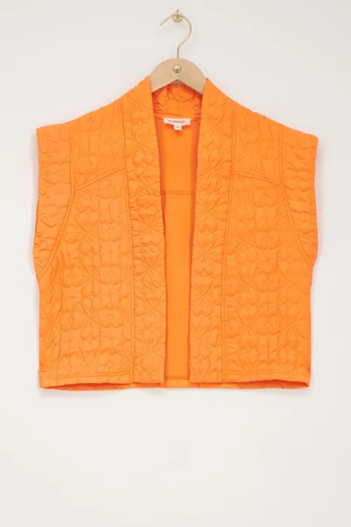 Oranje Gewatteerd Gilet