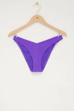 Paars Bikinibroekje Met Zigzag