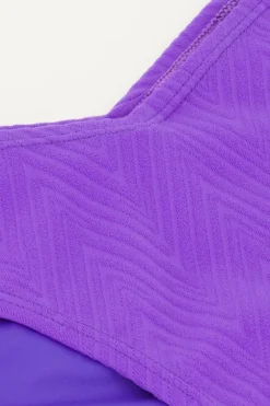 Paars Bikinibroekje Met Zigzag