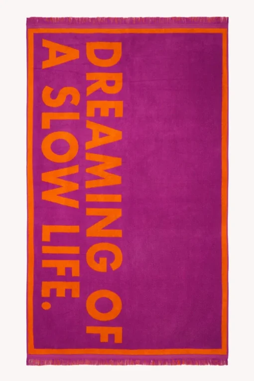 Paarse Handdoek ''Slow Life''