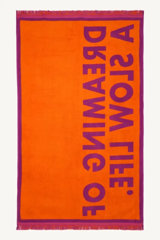 Paarse Handdoek ''Slow Life''