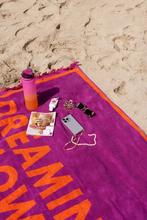 Paarse Handdoek ''Slow Life''