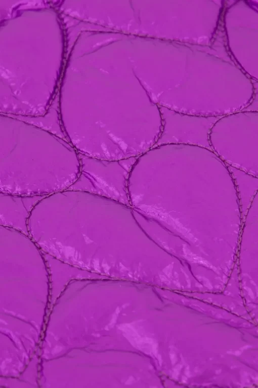 Paarse Metallic Laptop Hoes Met Hartjes Patroon
