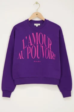 Paarse Sweater 