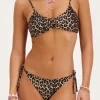 Panterprint Bikini Broekje Met Strikbandjes