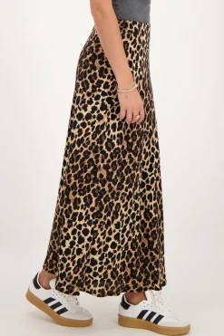 Panterprint Midi Skirt