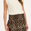Panterprint Rokje Met Ruffles