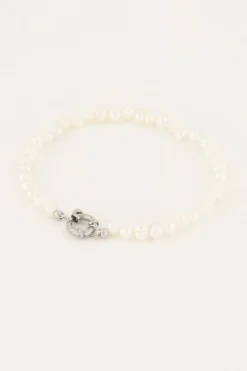 Parel Kralen Armband Met Slotje