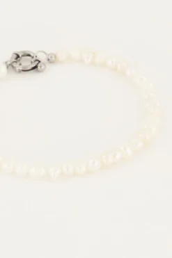 Parel Kralen Armband Met Slotje