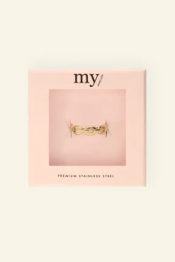 Pink Ring Met Schakels