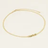 Platte Schakelketting Met Amour Tekst