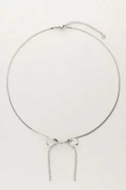 Platte Schakelketting Met Strik