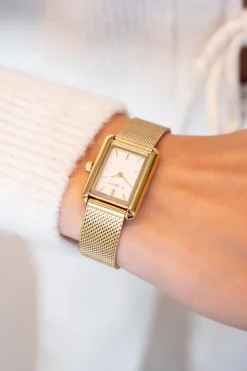 Rechthoekig Horloge Met Fijne Schakelband