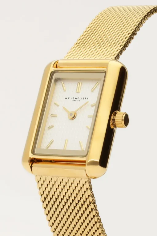 Rechthoekig Horloge Met Fijne Schakelband