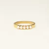 Ring Met 5 Parels