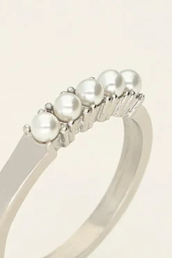 Ring Met 5 Parels
