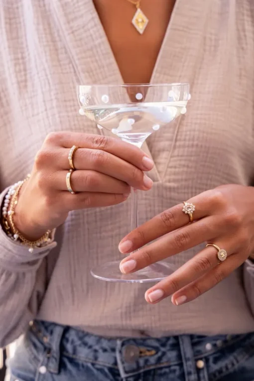 Ring Met 5 Parels