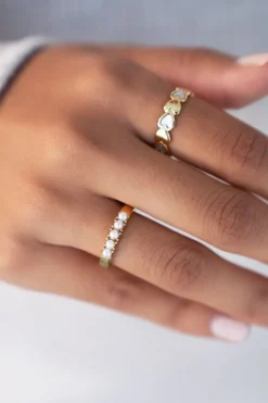 Ring Met 5 Parels