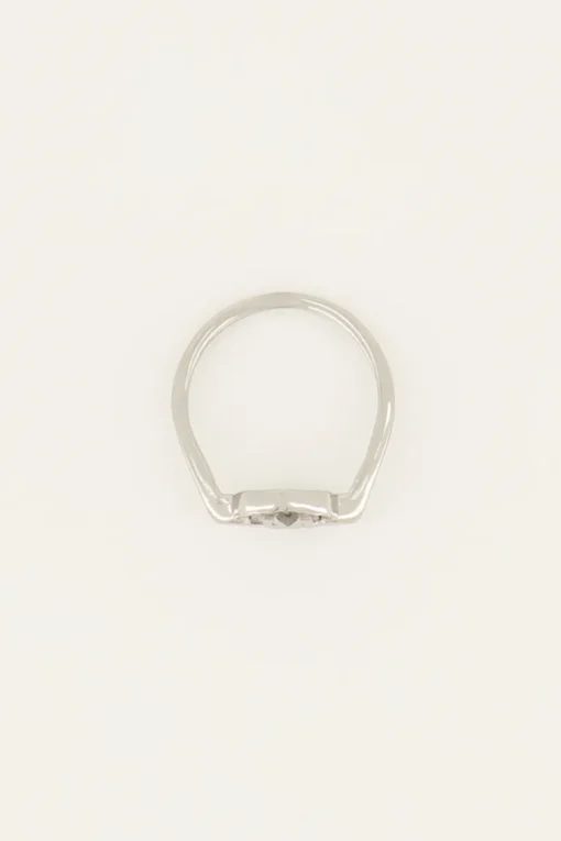 Ring Met Cirkel & Initial
