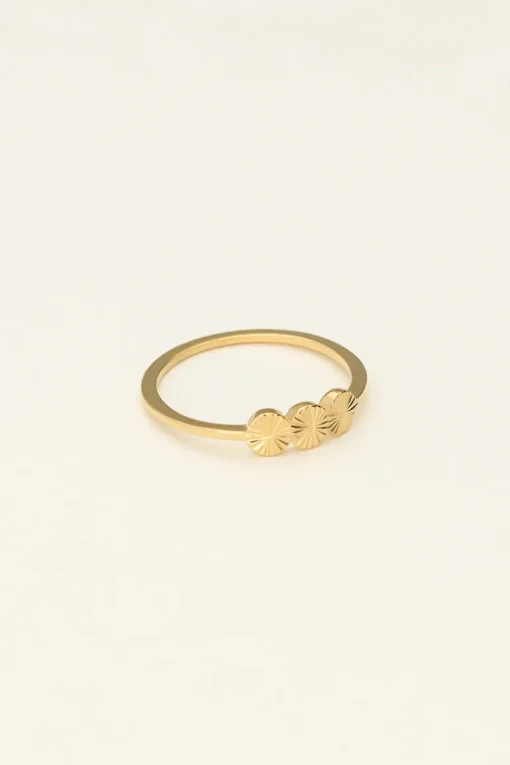 Ring Met Drie Muntjes