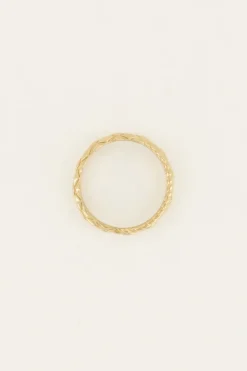 Ring Met Gedraaid Patroon