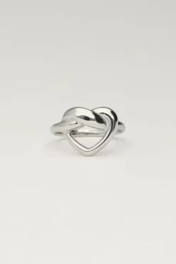 Ring Met Getwist Hartje