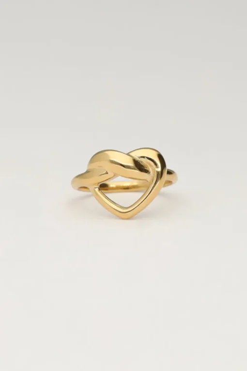 Ring Met Getwist Hartje