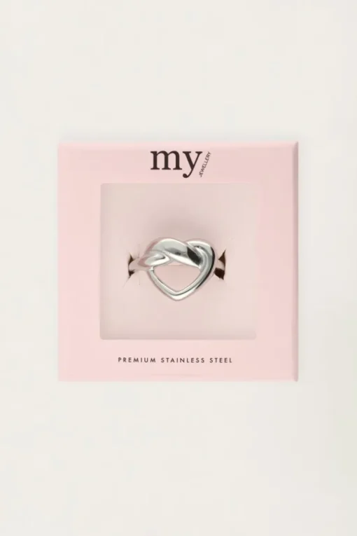 Ring Met Getwist Hartje