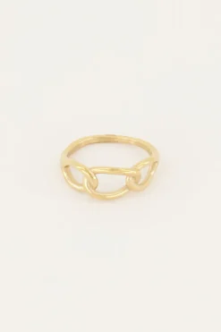 Ring Met Grote Ovale Schakels