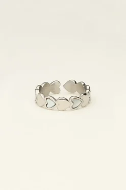 Ring Met Hartjes