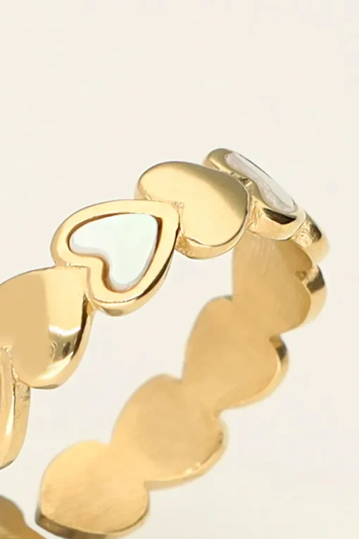 Ring Met Hartjes